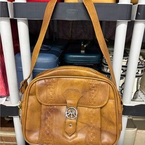 American Tourister Tan Messenger Bag
